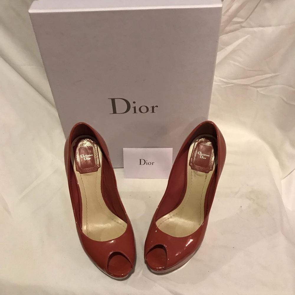 Christian Dior Miss Dior Size 51/2 Indian Red